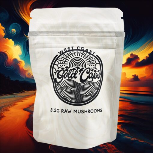 West Coast Gold Caps Raw Mushroom