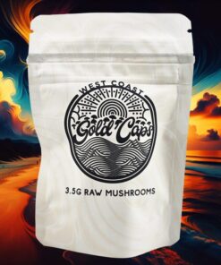 West Coast Gold Caps Raw Mushroom